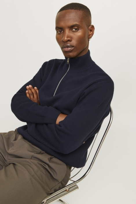 Jack & Jones jprblamilano stitch knit half zip s